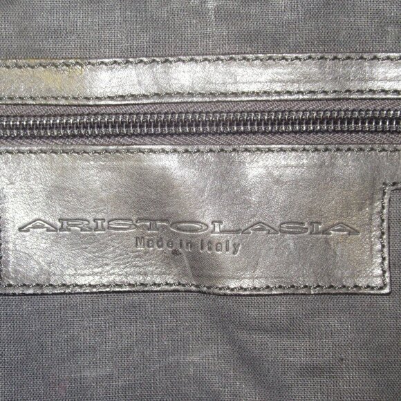 Aristolasia Leather made in Italy Tote Bag women's handbags - Picture 3 of 4